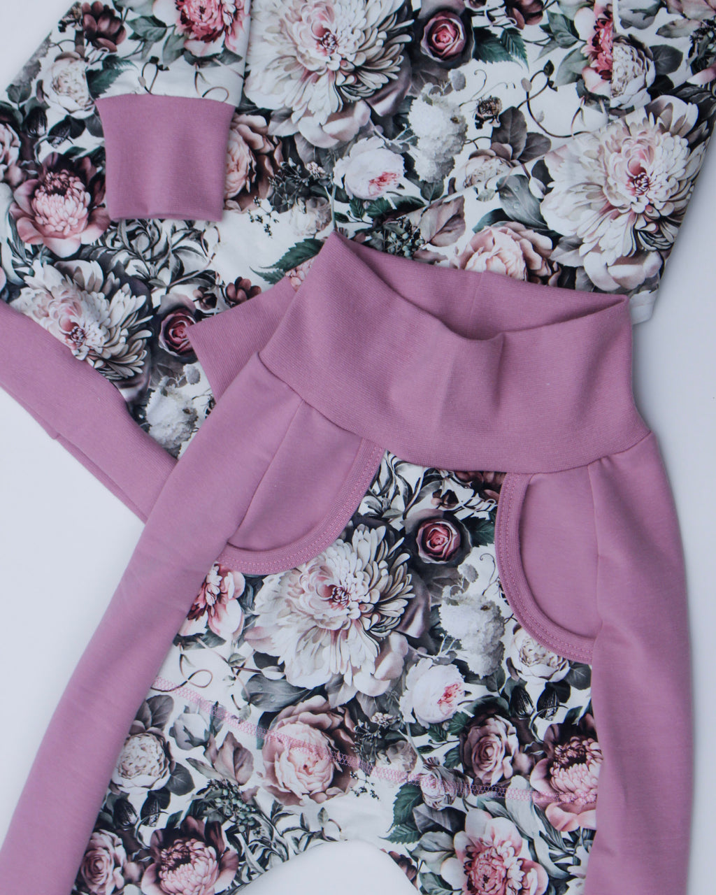 Joggedress | Flowery pink