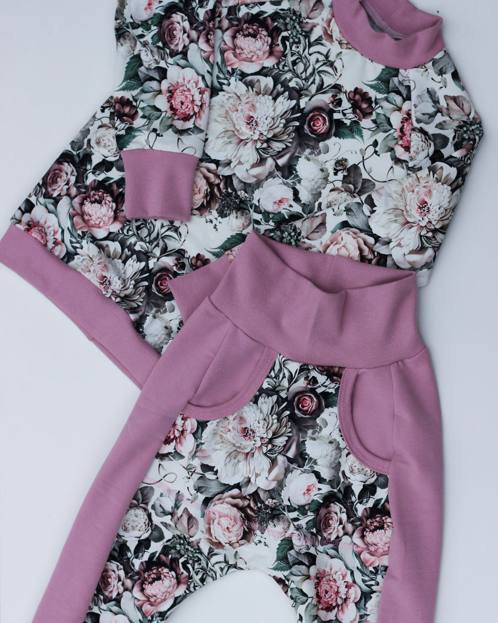 Joggedress | Flowery pink