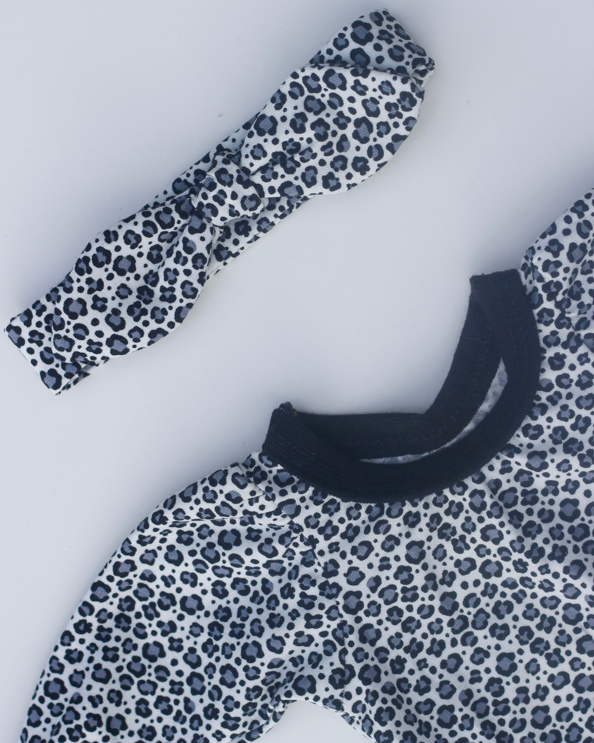 Dukkeklær | Leopard 3delt-sett