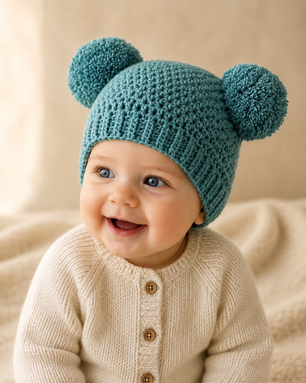 Hekla lue med dusk | Buttercup seafoam