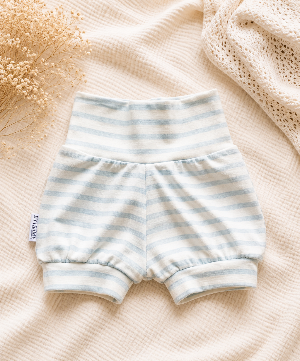 Shorts | Blå striper