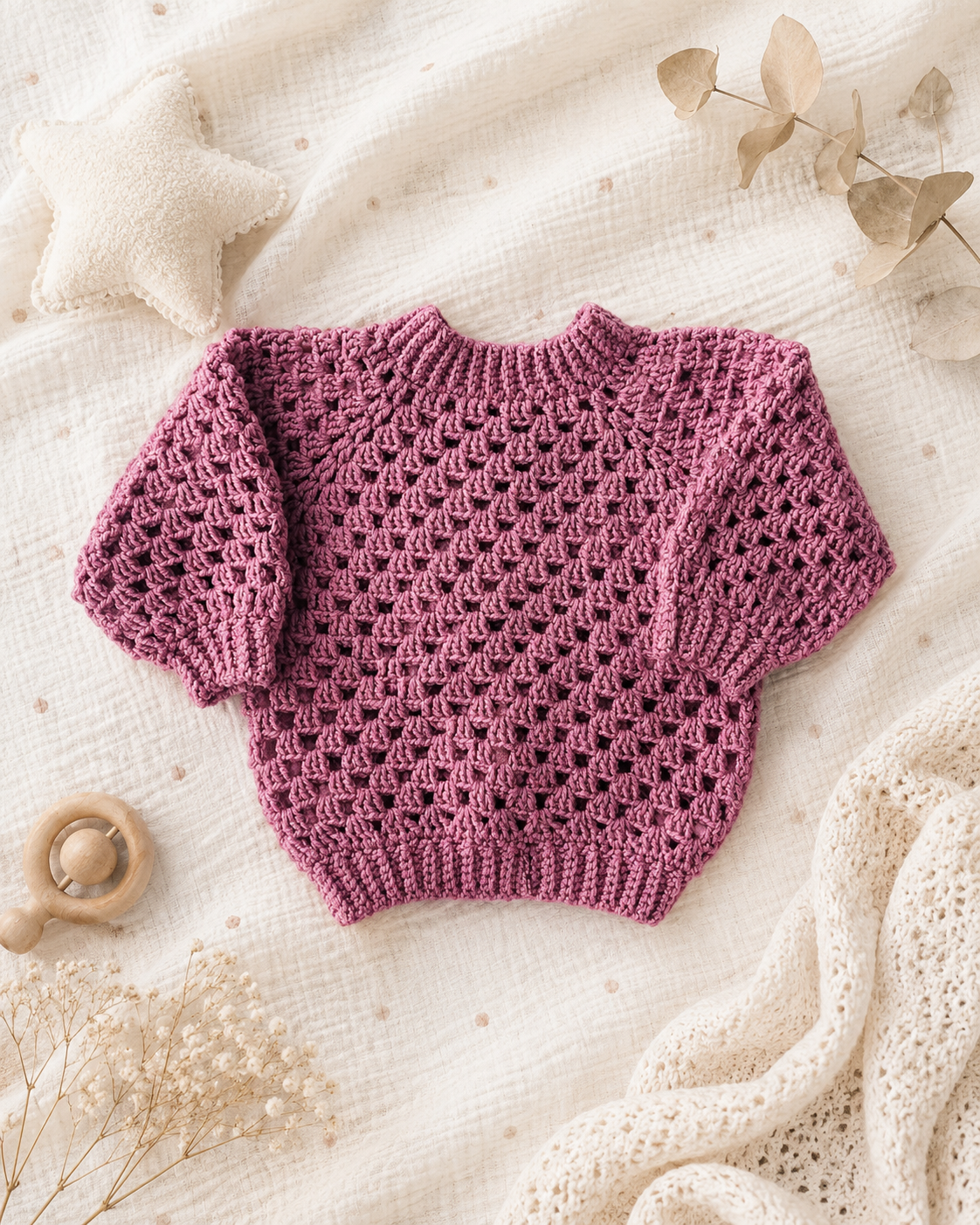 Hekla genser | Dusty pink