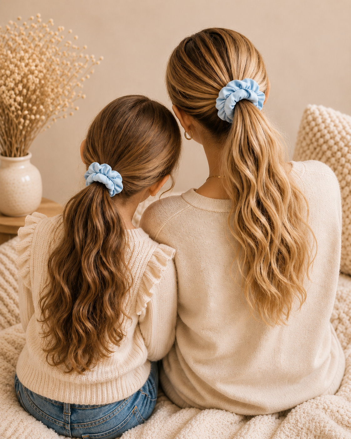 Scrunchie | Isblå