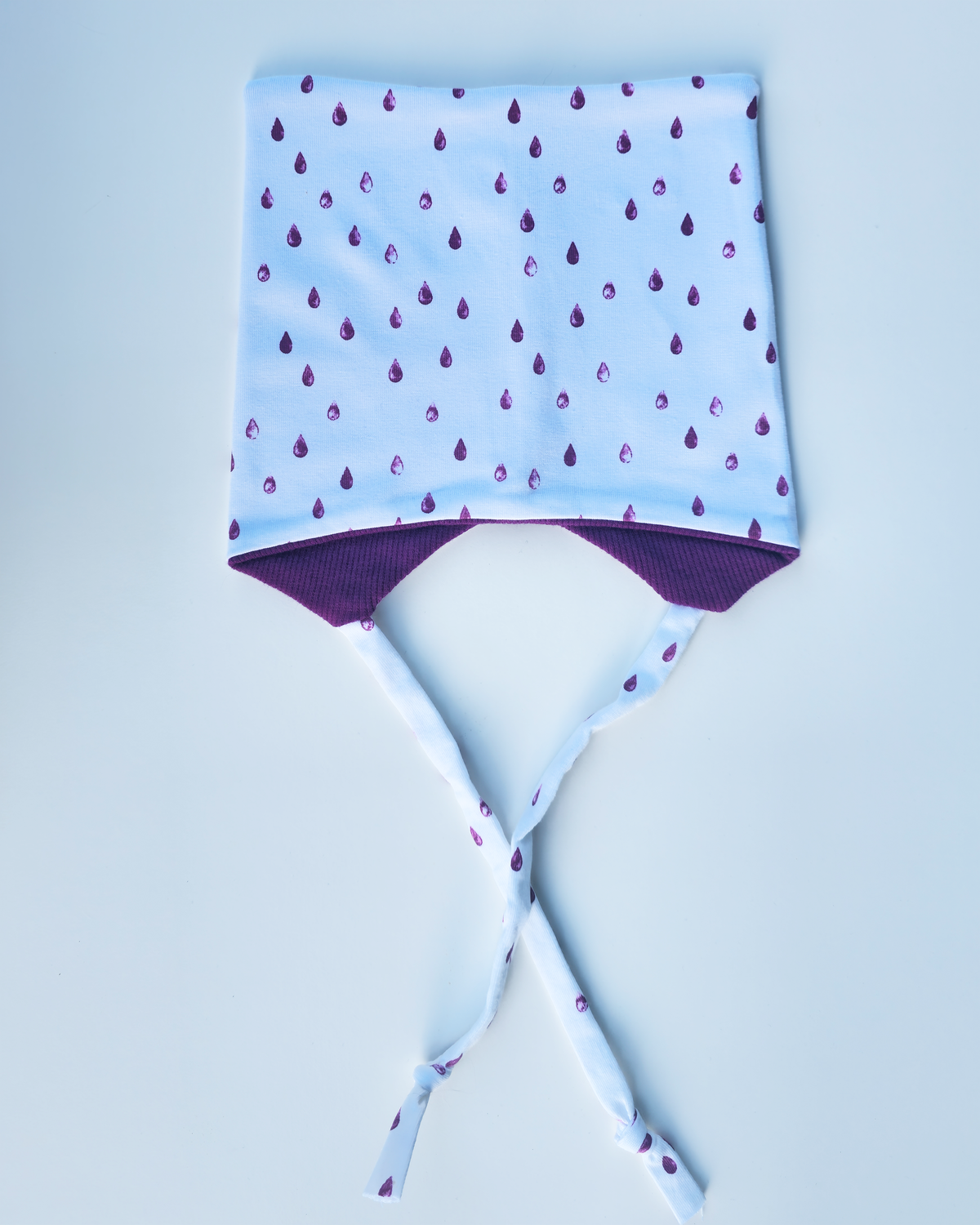 Knytelue | Fuksia raindrops