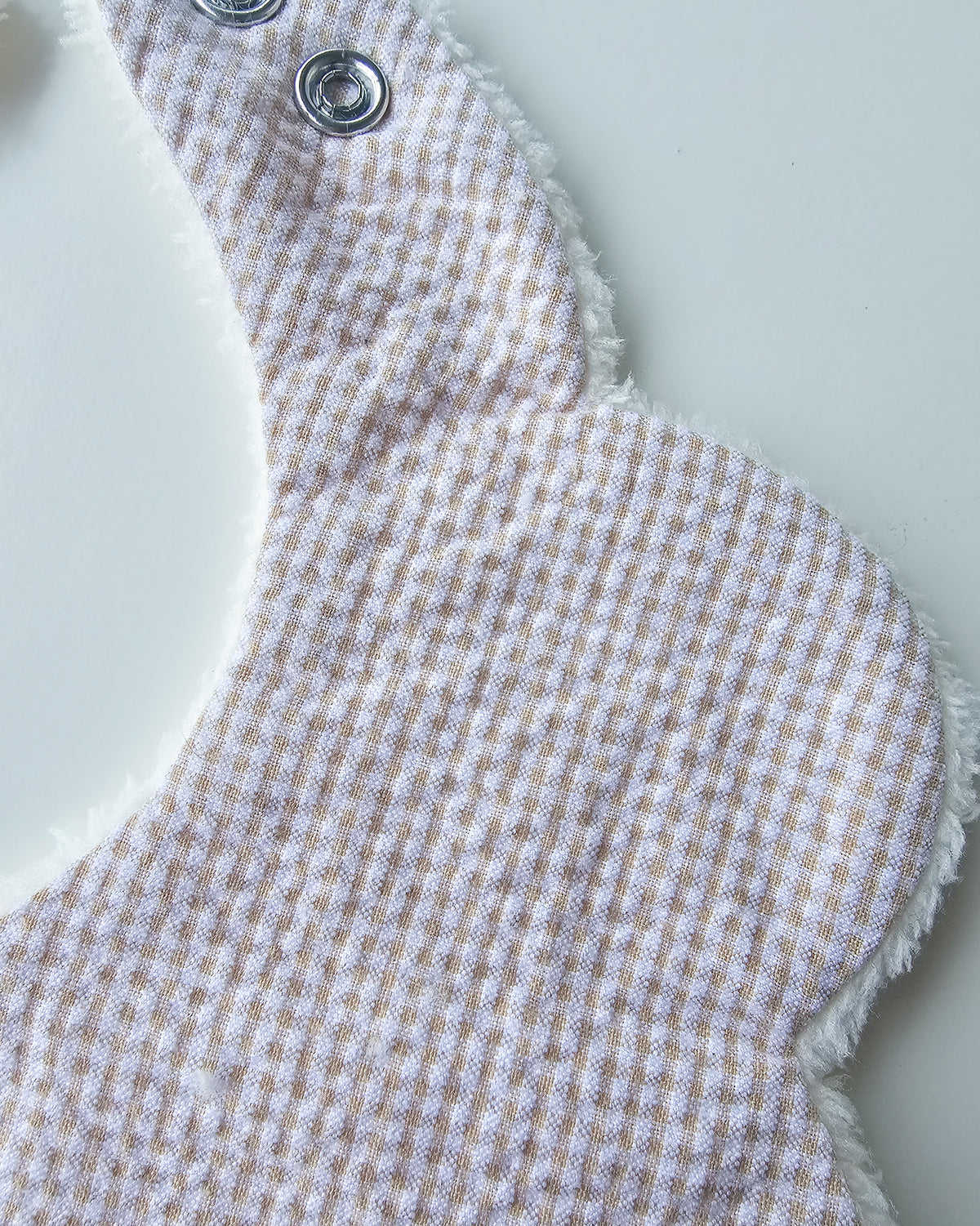 Scallop smekke | Beige striper